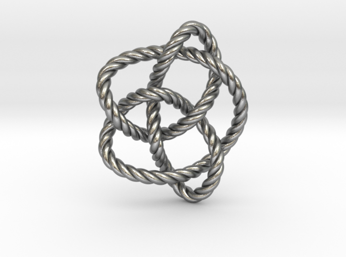Knot 8₁₆ (Rope) 3d printed