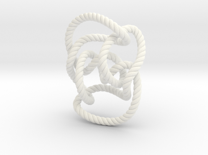 Knot 10₁₄₄ (Rope with detail) 3d printed 