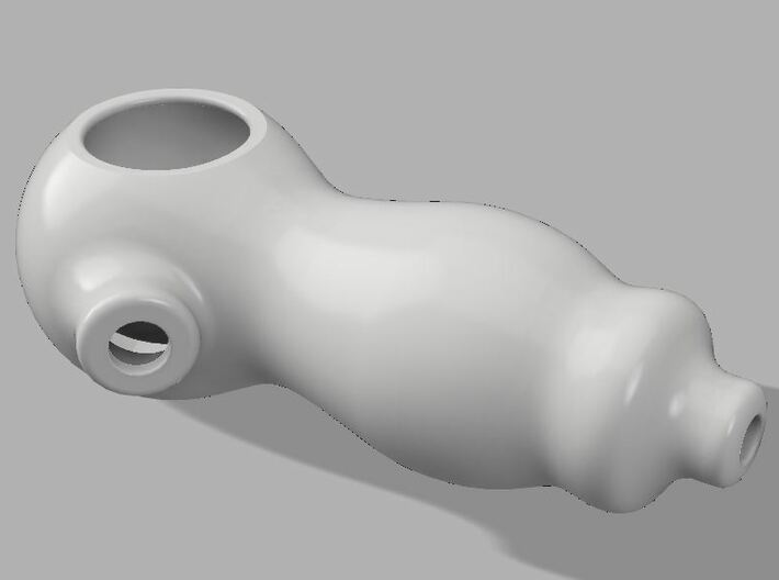 Smoke 1_4.30 3d printed Pocket Sized Cannabis Pipe for 3D Printing