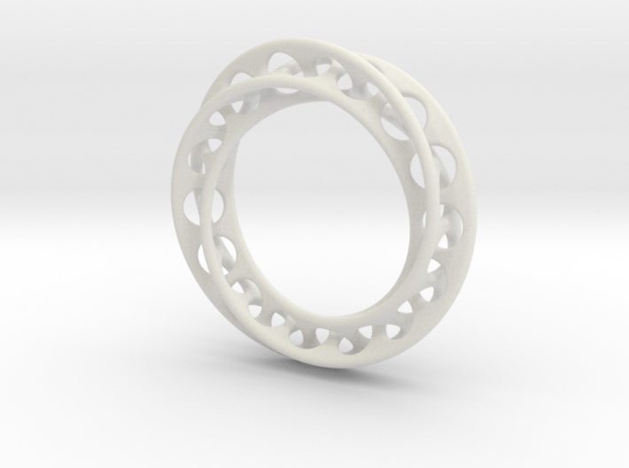 Möbius chain bracelet 3d printed