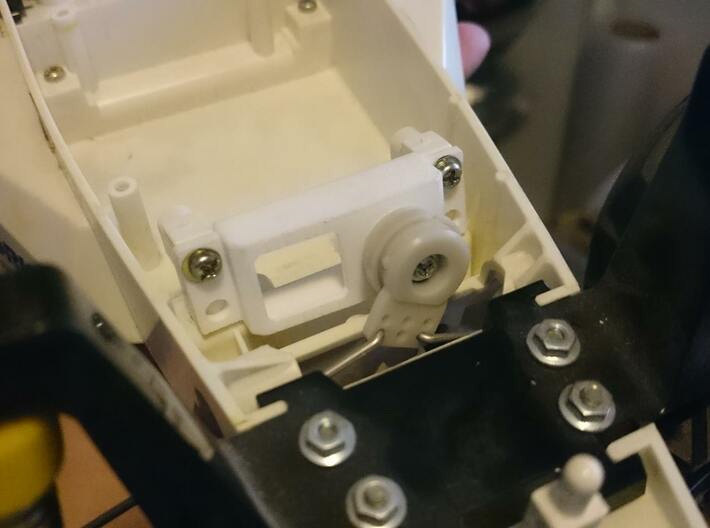 Dummy Servo V2 4-Pack 3d printed Shown fitted to a model (not included)