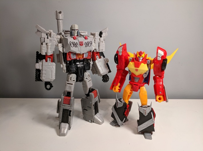 MTMTE Rodimus chest (Part 1 of 2) 3d printed 