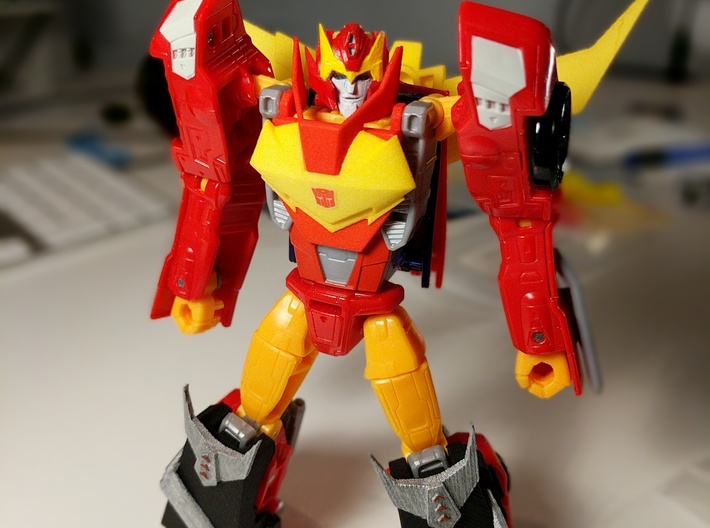 MTMTE Rodimus chest (Part 2 of 2) 3d printed