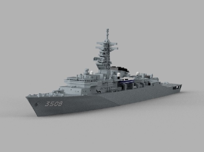 1/1250 Training ship JS Kashima 3d printed Computer software render.The actual model is not full color.