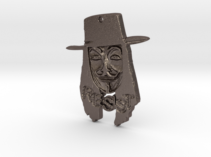 Guy Fawkes Today Pendant 3d printed