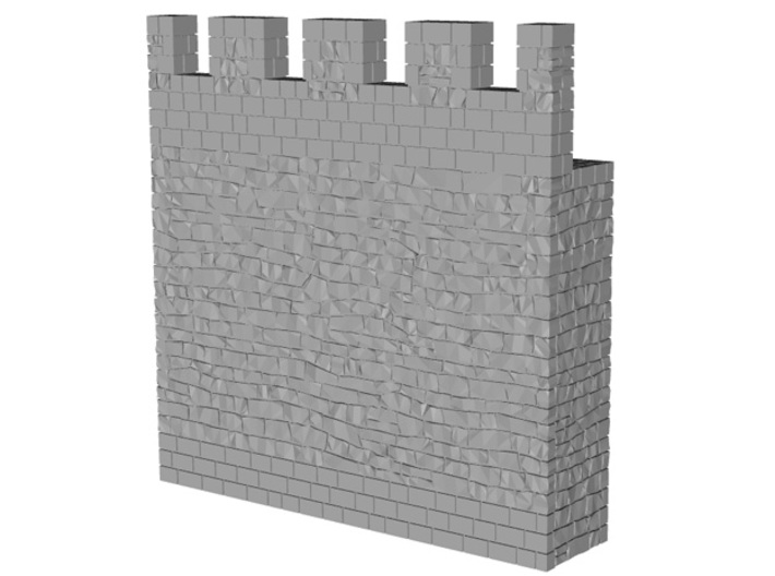 HOF031 - Castle wall 1 3d printed