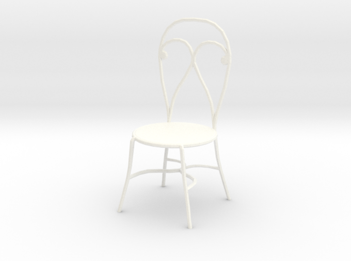 Dollhouse Miniature Chair 'Finer Fare' 3d printed