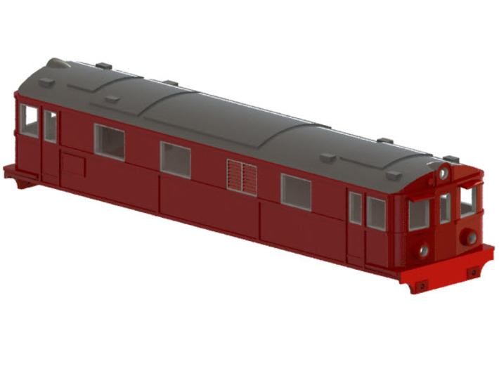 Swedish SJ electric locomotive type Dg2 - N-scale 3d printed CAD-model