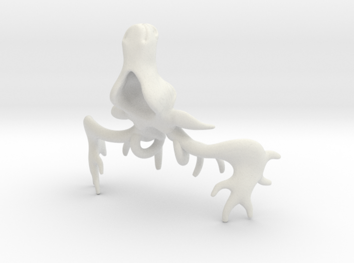 Mistletoe Reindeer Pendant/ Ornament 3d printed