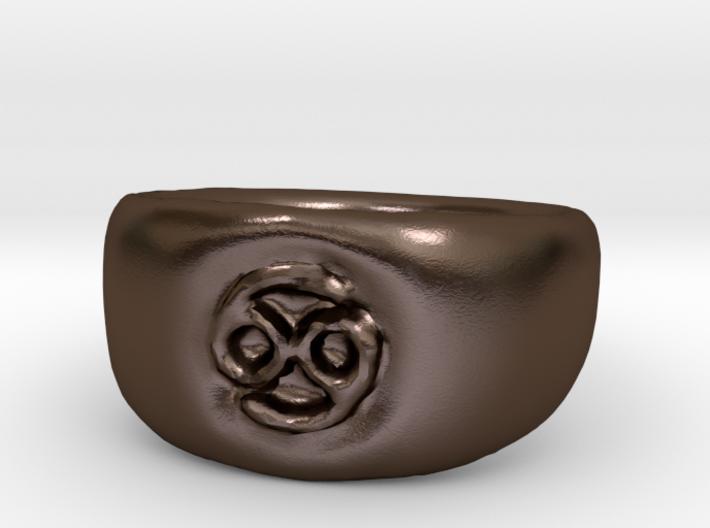 Cancer Ring sz8 3d printed