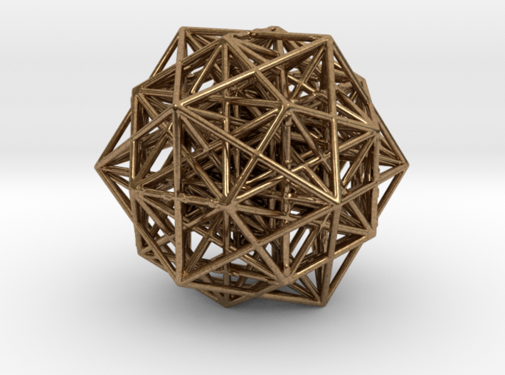 6D cube stellation-480 edges 3d printed