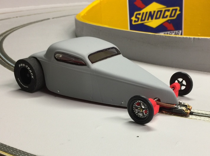 "34 Hot Rod" - 1/24 slot car chassis 3d printed components and hardware not provided in chassis kit