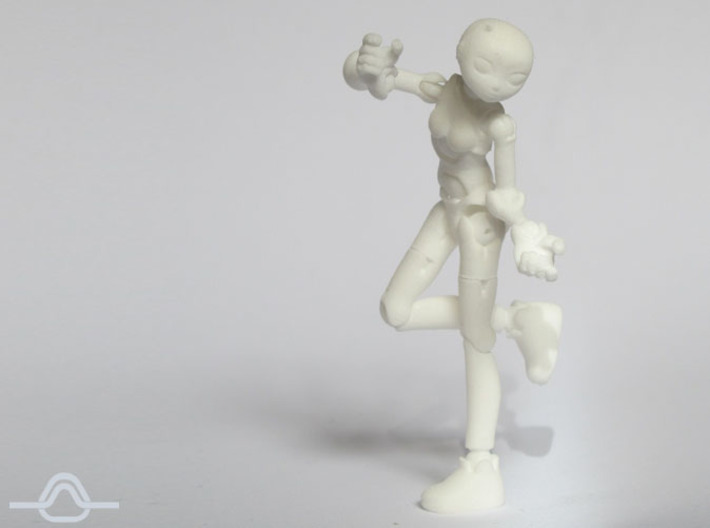 Ersatz MkII action figure Female Body 3d printed 