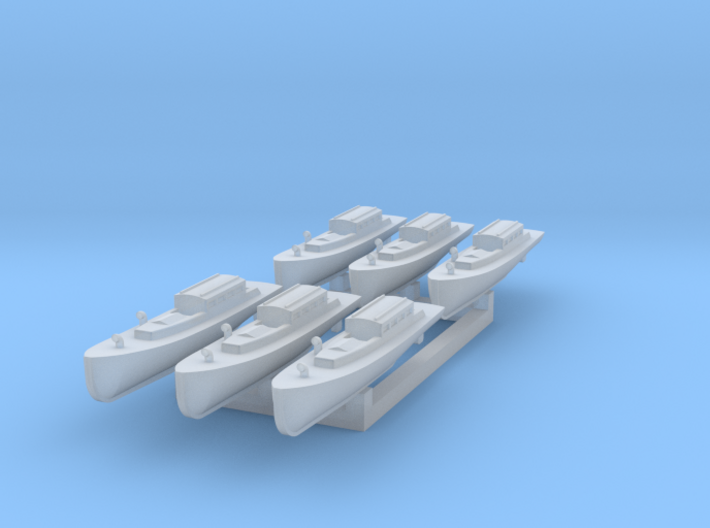 US Navy 40ft motor boat - admirals barge 1/700 3d printed