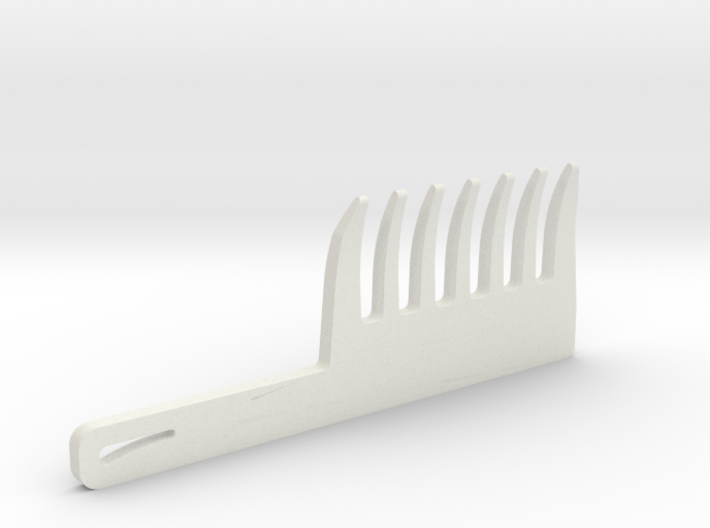 Large Gap Comb with Handle 3d printed