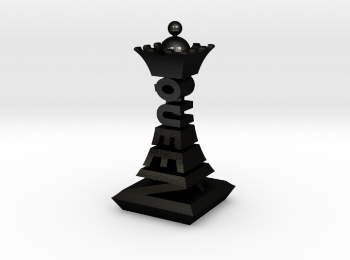 Modern Chess Set - QUEEN 3d printed