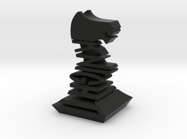 Modern Chess Set - KNIGHT 3d printed