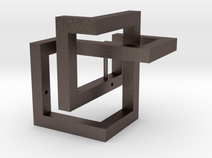 Knotcube for puzzles 3d printed