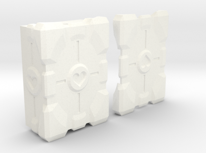 companion cube mod box ( Vape ) 3d printed