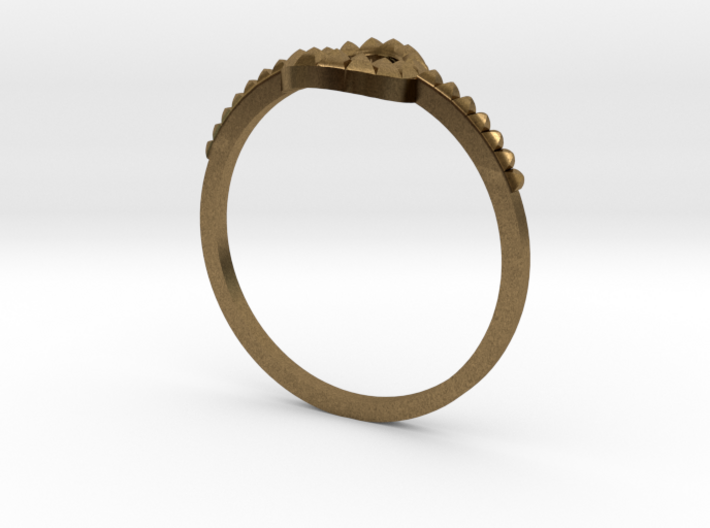 anello cerchio borchie gambo 3d printed