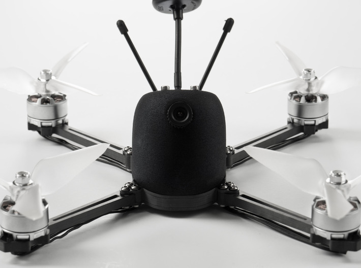 Exversa Juno racing drone - shell 3d printed