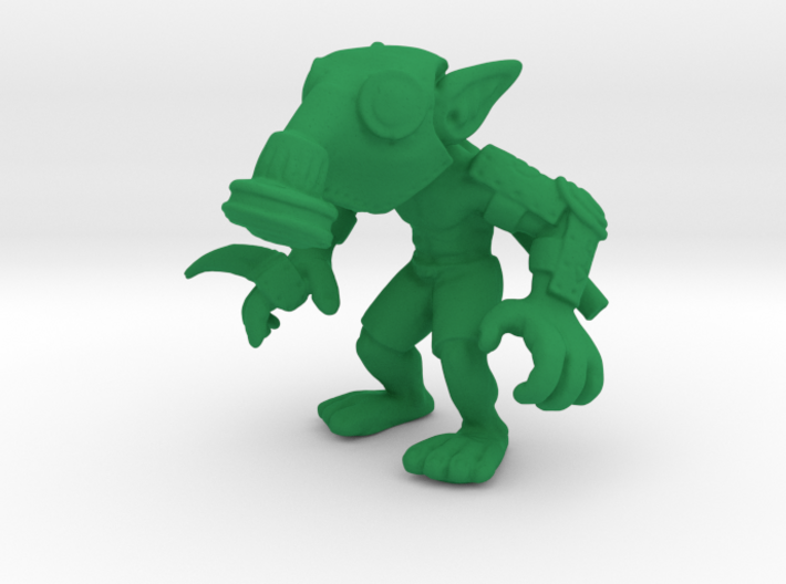 Gas Mask Goblin Trencher 3d printed