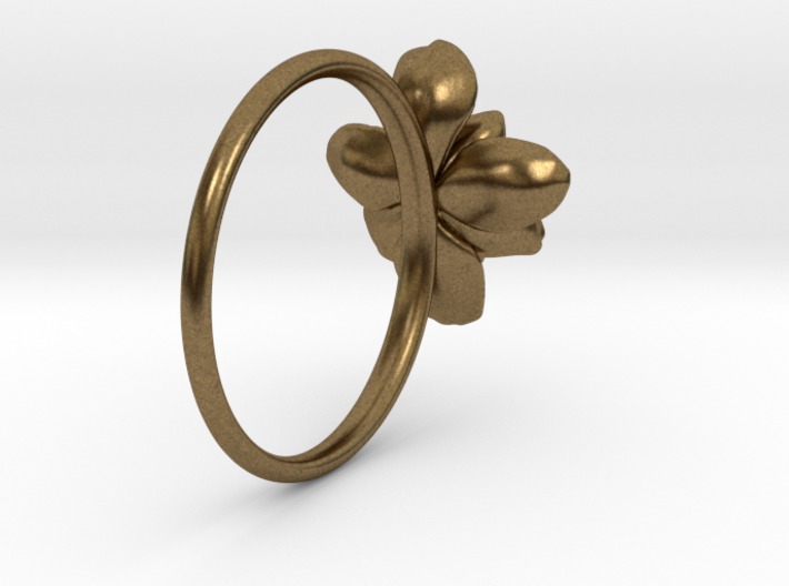 Wild Rose Ring 3d printed