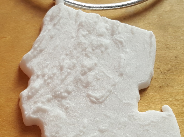 New Jersey Christmas Ornament 3d printed 