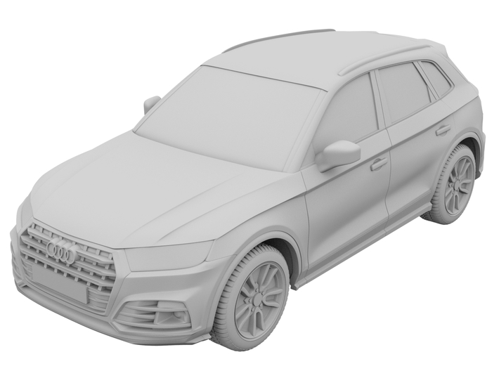 1-64 audi sq5 2017 hollow wheels attached (repaire 3d printed
