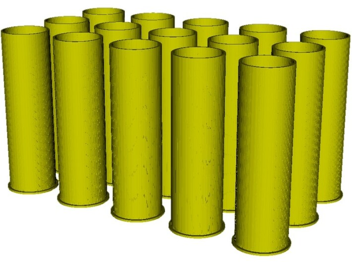 1/16 scale Howitzer 105mm cartridge M14 cases x 15 3d printed