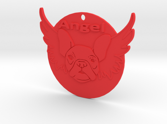 Bulldog angel 3d printed