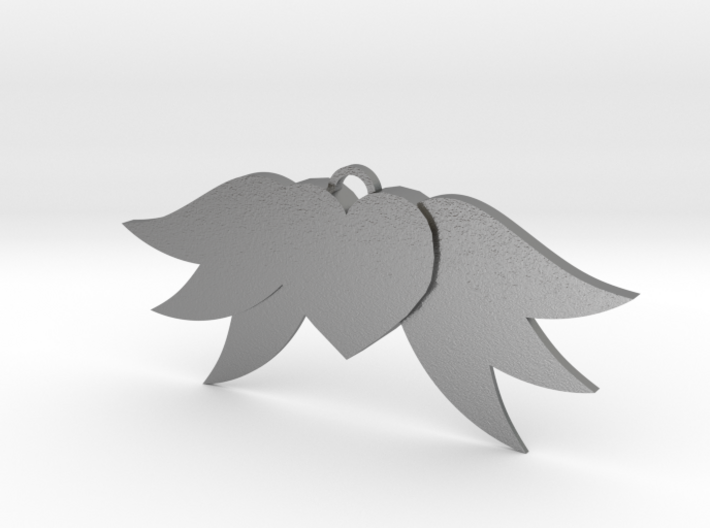 Heart With Wings 3d printed
