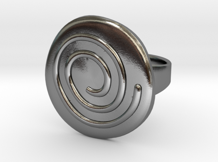 Vortex round ring 3d printed 