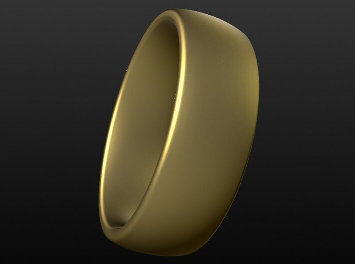 Wedding ring for male 19mm 3d printed 