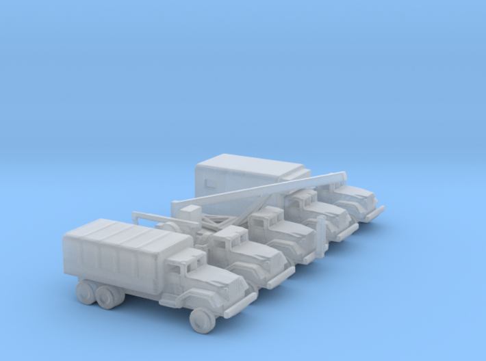 1/285 Scale M54 Truck Set 3d printed