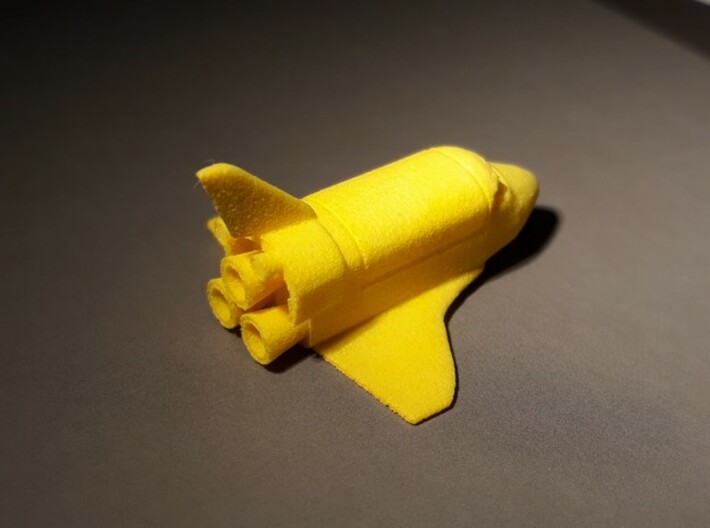 Funny Space Shuttle keychain 3d printed 