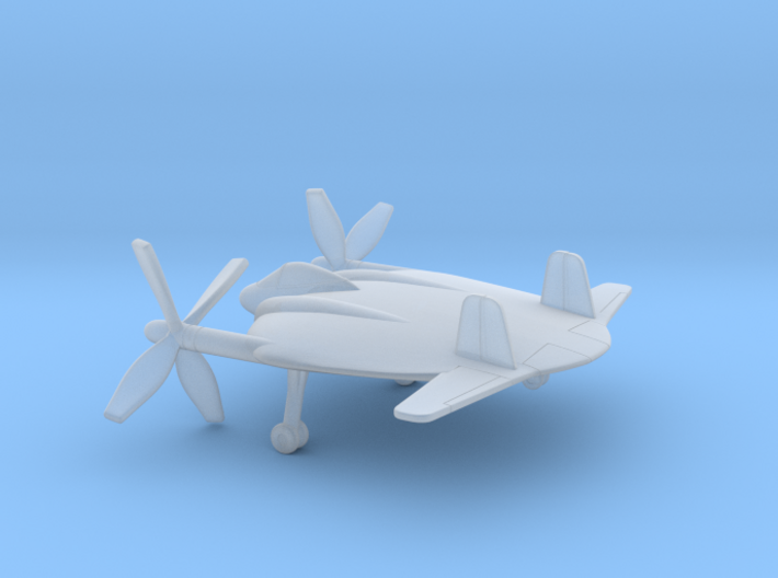 Vought XF5U-1 Flying Flapjack 3d printed