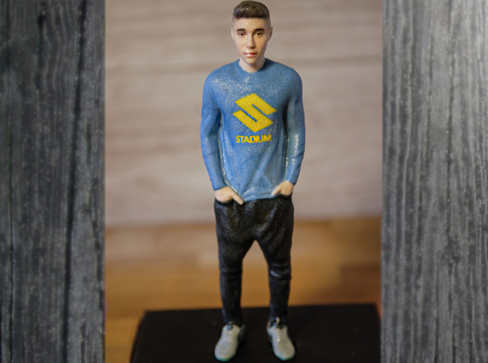Justin Bieber Figure 1:9 3d printed 