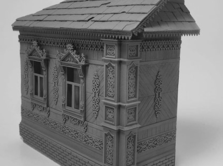 1/35 Russian style window - Design 1 3d printed 