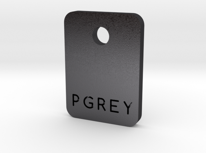 Polished Grey Sample Finish Chip 3d printed
