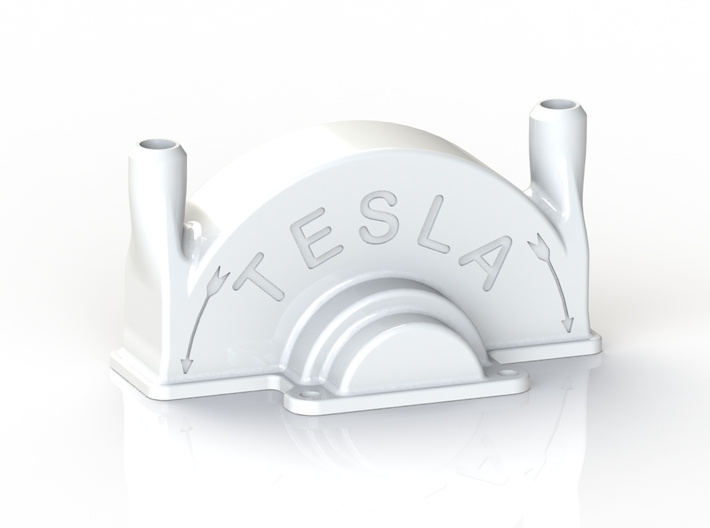 Tesla Turbine Top Casing 3d printed