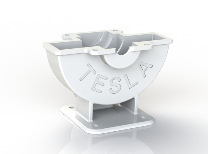 Tesla Turbine Bottom Casing  3d printed 