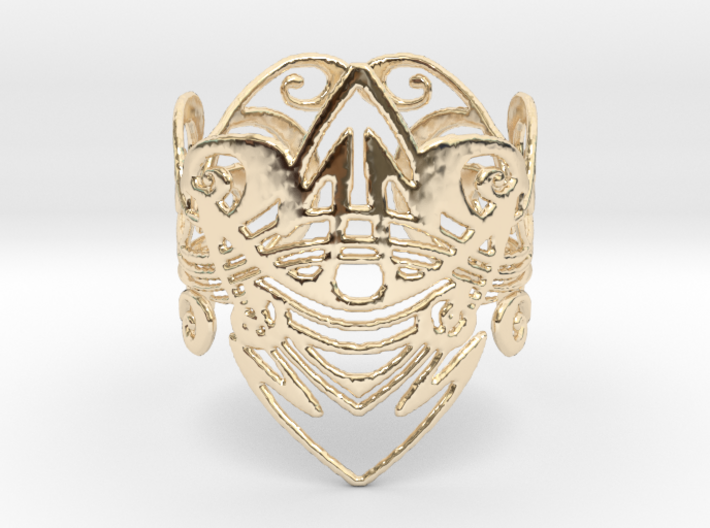 Art Nouveau Bracelet 3d printed