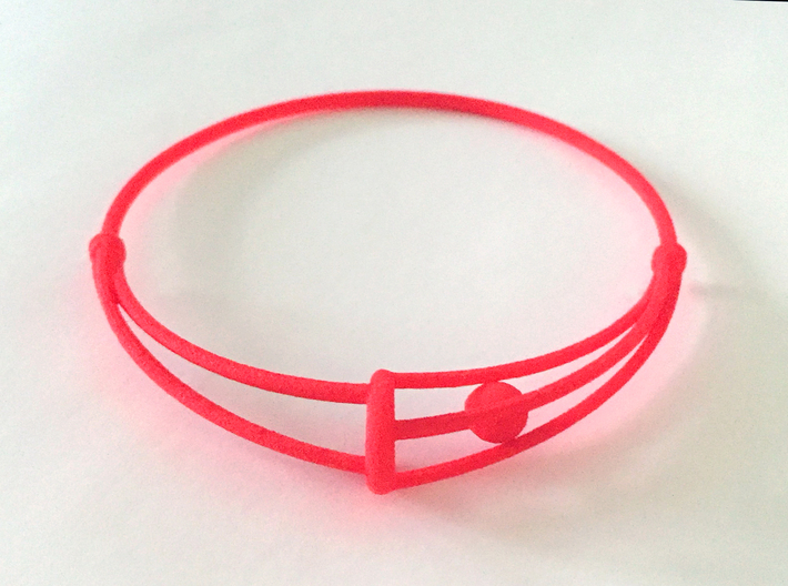 Bangle with Rolling Ball - SMK Melancholy 3d printed