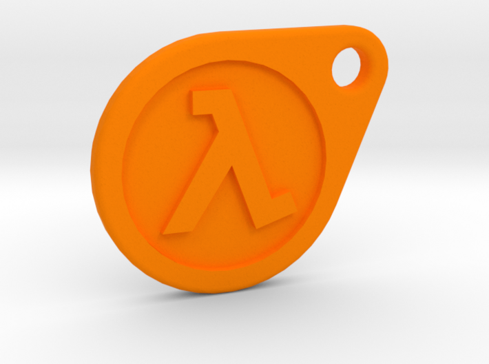 Half-Life Lambda Keychain 2.0 3d printed
