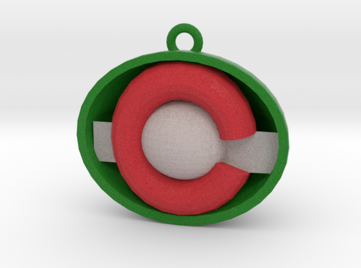 Colorado ornament red and green 3d printed