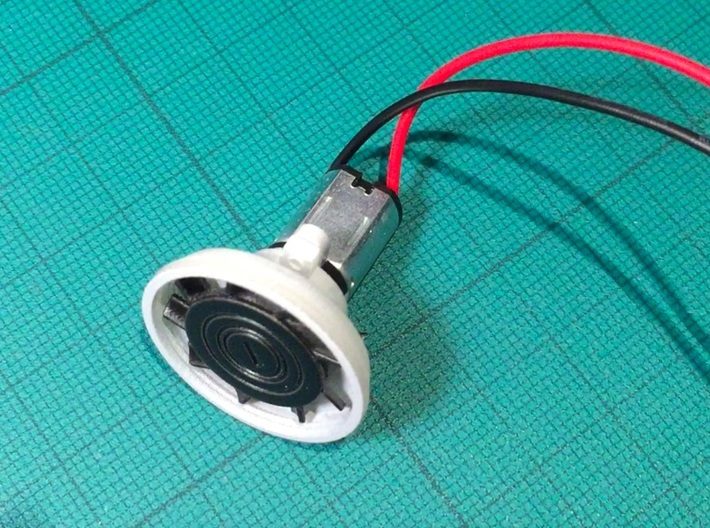 Perfect Grade Falcon, 1:72, motorizable fans FUD 3d printed The motor in place