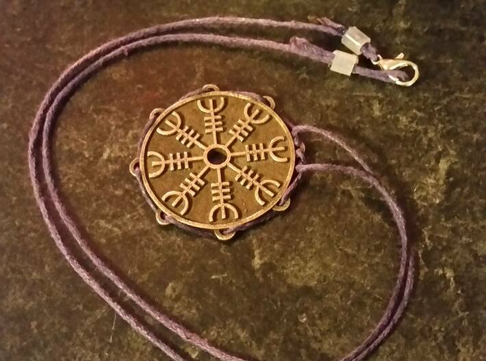 Dual-Sided Norse Medallion 3d printed