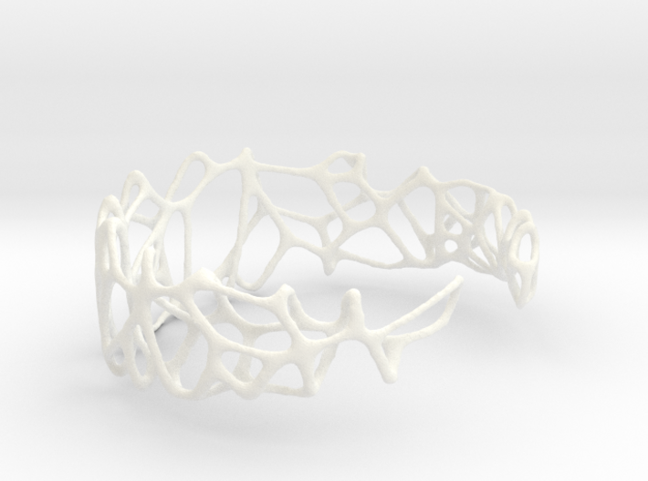 voronoi doubleshell cuff 3d printed