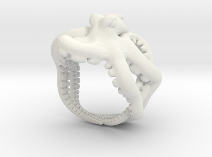 Octopus Ring2 15mm 3d printed